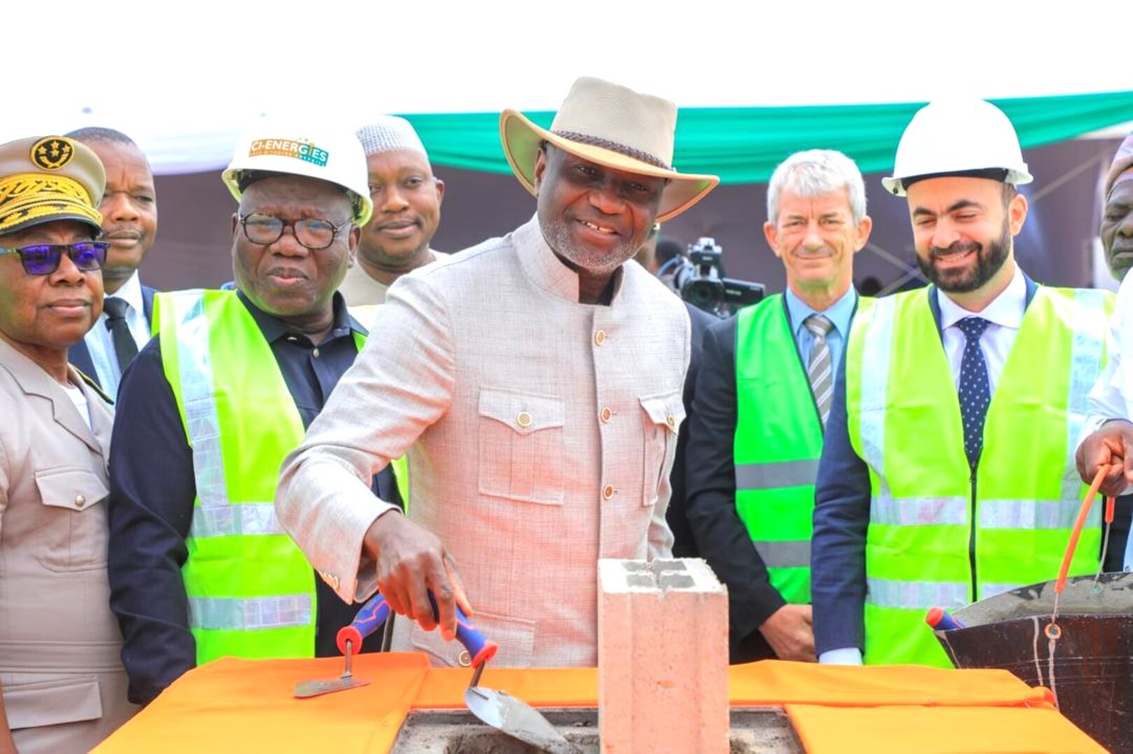 Renewable Energy: Minister Sangafowa-Coulibaly Lays the First Stone for a 52 Megawatt Photovoltaic Solar Plant